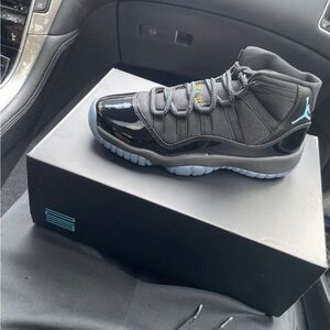 Jordan Black and Blue Sneakers